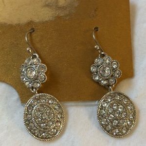 New silver earrings from Monet